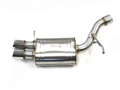 OBX Stainless Axle Back Exhaust 2003-2010 BMW E60 525 528 530 2.5L 3.0L N53 I6