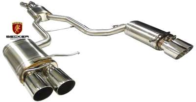 OBX Stainless Catback Dual Exhaust 2006-08 BMW M5 5L V10 E60 image 2