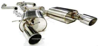 OBX Stainless 07-10 BMW 335i E90 E92 Twin Turbo N54 Catback Dual Exhaust System image 3