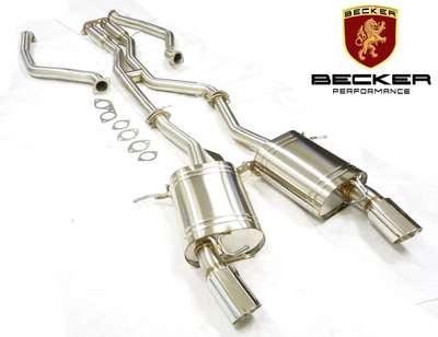 OBX Stainless 07-10 BMW 335i E90 E92 Twin Turbo N54 Catback Dual Exhaust System