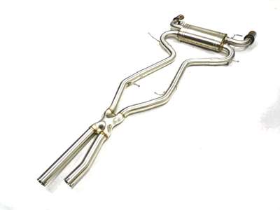 OBX Stainless Catback Exhaust 2007-2010 BMW 335i Coupe 2.5" Piping 4" Tip image 2