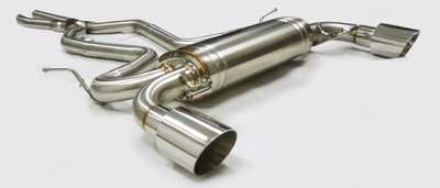 OBX Stainless Catback Exhaust 2007-2010 BMW 335i Coupe 2.5" Piping 4" Tip image 4