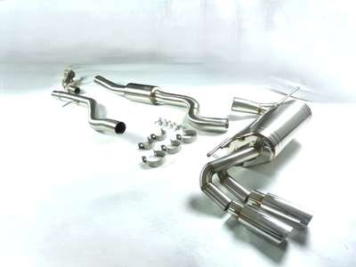 OBX Stainless Catback Turbo Exhaust System 2014-2016 BMW 228i F22 N20B Coupe image 2