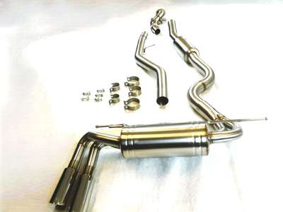 OBX Stainless Catback Turbo Exhaust System 2014-2016 BMW 228i F22 N20B Coupe image 4