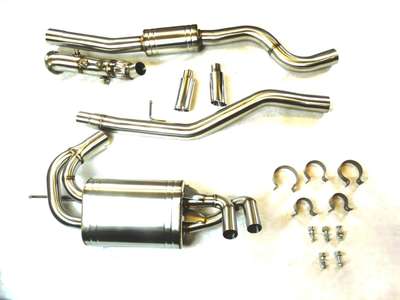OBX Stainless Catback Turbo Exhaust System 2014-2016 BMW 228i F22 N20B Coupe