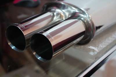Race Edition Style 3" Dual Tip Performance Stainless 2.5" Inlet Exhaust BMW MINI image 4