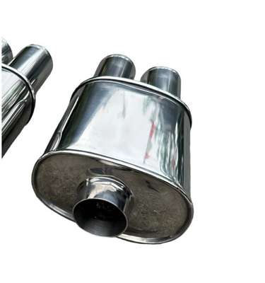 Race Edition Style 3" Dual Tip Performance Stainless 2.5" Inlet Exhaust BMW MINI image 5