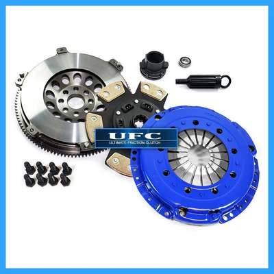 UFC Racing Clutch Kit PZF04119R3-SSB-/-F04117FX &ndash; Heavy Duty Push Type Diaphragm Interchange Part Number: ACT BM4-HDR6 600260 DMF050 03-054 FIDANZA 195321 Surface Finish: 6 PUCK COPPER CERAMIC; 4140 FORGED CHROMOLY STEEL Manufacturer Part Number: PZF04119R3-SSB / F04117FX Bundle Listing: Yes Other Part Number: 03-043 195321 04117 04118 K70238-01 DMF050 Brand: UFC Racing Fitment Type: Performance/Custom Transmission Type: Manual Warranty: 1 Year