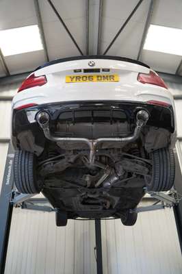 BMW 218I F22 F23 B38 Exhaust Dual Exit Back Box Delete - RPM Performance image 2
