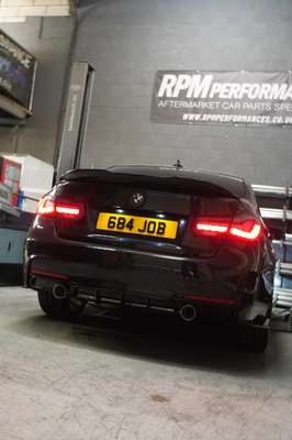 BMW 320D F30 F31 LCI Back Box Delete / Rear Silencer Delete – Dual Exit Exhaust image 4