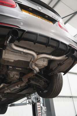 BMW 335D F30 F31 Exhaust Back Box Delete Dual Exit - RPM PERFORMANCE image 2