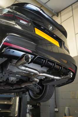 BMW 420D F32 F33 F36 B47 Back Box Delete Dual Exit Exhaust - RPM Performance image 3