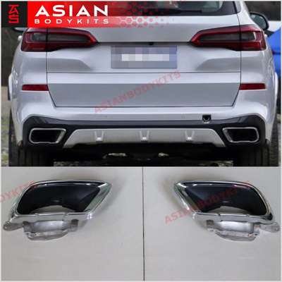EXHAUST TIPS MUFFLER TAIL PIPES for BMW X5 G05 2019 - 2022 M Tech image 5
