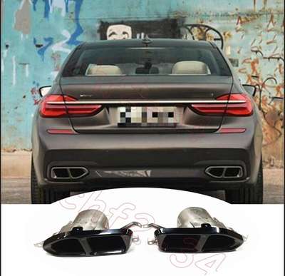 Rear Exhaust Muffler Tail Pipe Tip For BMW 7 Series M Sport G11 G12 2016-2019 DN