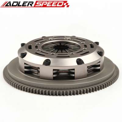 ADLERSPEED Clutch Kit SPRUNG-CLUTCH-TWIN-DISK-KIT-FOR-04-05-BMW-325-330-530-X3-Z4-M54-6SP-STANDARD-WT &ndash; Ceramic Disc style: Sprung floating center hub Disc size: 7.25" (185mm) Disc Spline: 185 x 22T Clutch Type: Push Style Release mechanis Clutch cover: Aircraft high quality alu Release bearing: Include Alignment tool: Not include Flywheel weight: Standard light weight Disc quantities: 2 Disc Diameter: Disc size：7.25" (185mm) Type: Clutch Kit Number of Teeth: 22 Flywheel: one piece Standard light weight Billet Chromoly Flywheel material: 4140 forged flywheel Reference OE/OEM Number: Does not apply UPC: Does not apply Country of Origin: China &ndash; Fits 04-05 BMW 325 330 530 X3 Z4 M54 6SP STANDARD WT