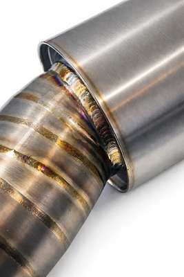 Fit BMW G42 M240i TOP SPEED PRO1 3.5" Single Side Titanium Exhaust System Raw image 4
