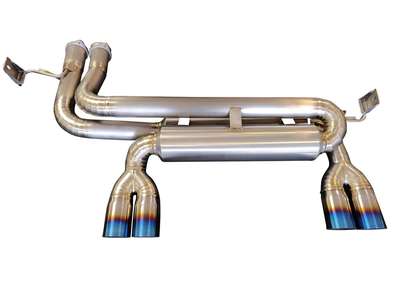 BMW E46 M3 01-06 Top Speed Pro-1 Titanium Performance Axle-back Exhaust System image 2