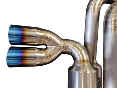 BMW E46 M3 01-06 Top Speed Pro-1 Titanium Performance Axle-back Exhaust System image 5