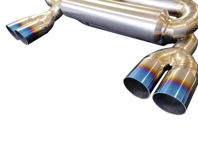 BMW E46 M3 01-06 Top Speed Pro-1 Titanium Performance Axle-back Exhaust System image 2