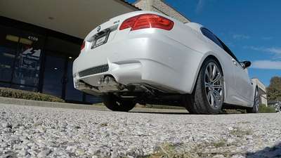 BMW E90 E92 E93 M3 Coupe Sedan 08-13 Top Speed Titanium Rear Section Exhaust image 2