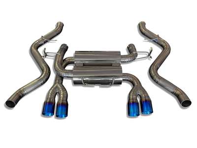BMW E90 E92 E93 M3 Coupe Sedan 08-13 Top Speed Titanium Rear Section Exhaust