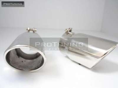Performance Big Tailpipes/ Exhaust tips set for BMW E90 / E91 / E92 / E93 image 3