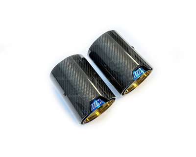 BMW M Performance Exhaust Tip Carbon Fibre M135i M140i M235i M240i by UKCarbon image 4