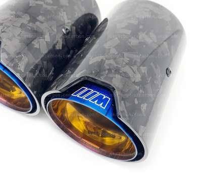 BMW M Performance Exhaust Tip Carbon Fibre M135i M140i M235i M240i by UKCarbon image 4