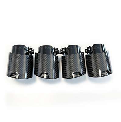BMW M2 G87 M3 G80 G81 M4 G82 G83 M Performance Carbon Exhaust Tips By UKCarbon image 3