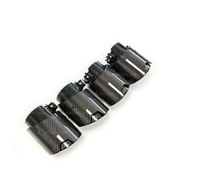 BMW M2 G87 M3 G80 G81 M4 G82 G83 M Performance Carbon Exhaust Tips By UKCarbon image 4