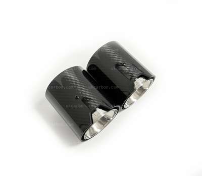 BMW M135i xDrive F40 Carbon Exhaust Tips M Performance by UKCarbon image 2