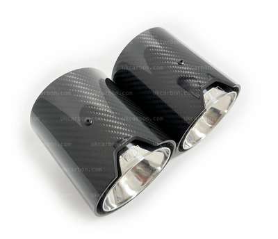 BMW M135i xDrive F40 Carbon Exhaust Tips M Performance by UKCarbon image 5