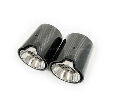 BMW M135i xDrive F40 Carbon Exhaust Tips M Performance by UKCarbon