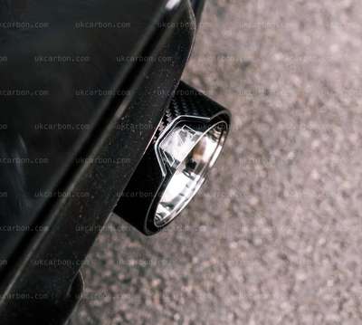 BMW M Performance Exhaust Tip Carbon Fibre M335i M340i M435i M440i by UKCarbon image 3