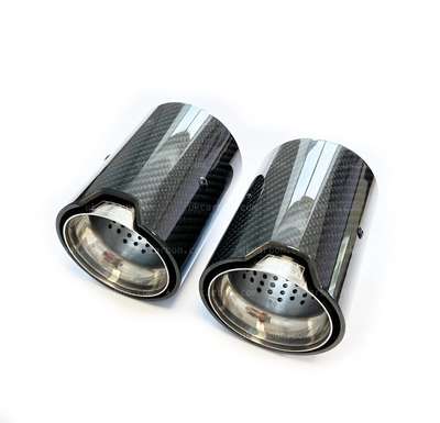BMW M Performance Exhaust Tip Carbon Fibre M335i M340i M435i M440i by UKCarbon image 5