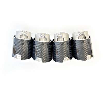 BMW M2 G87 M3 G80 G81 M4 G82 G83 M Performance Carbon Exhaust Tips By UKCarbon image 3