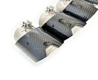 BMW M2 G87 M3 G80 G81 M4 G82 G83 M Performance Carbon Exhaust Tips By UKCarbon image 5
