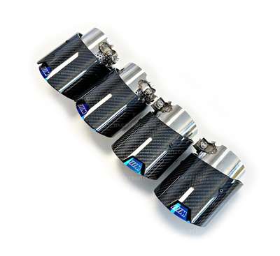BMW M2 G87 M3 G80 G81 M4 G82 G83 M Performance Carbon Exhaust Tips By UKCarbon image 4