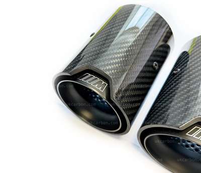 BMW M Performance Exhaust Tip Carbon Fibre M335i M340i M435i M440i by UKCarbon image 5