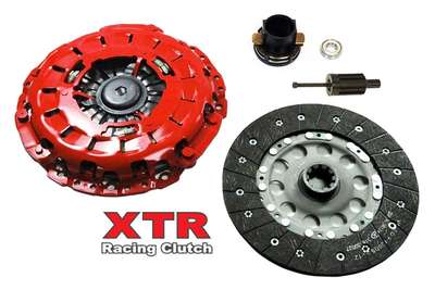 XTR Clutch Kit X04020R0DMF020CP &ndash; DMF Cast Iron Clutch Disc Style: Full Face Rigid Disc Pressure Plate Type: Self Adjust German 51CrV4 Diaphragm Manufacturer Part Number: X04020R0DMF020CP, 04020R0 Disc Material: Organic Surface Finish: Ultra Fiber Organic / Ductile Iron Other Part Number: #58 Clutch Material: Ultra Fiber Organic Brand: XTR Manufacturer Warranty: 1 Year Number of Teeth: 10 thumbnail 2