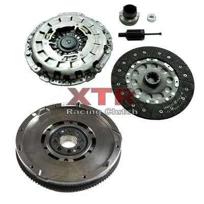 XTR Clutch Kit XBW03054XDMF050CP &ndash; DMF Cast Iron Modified Item: No Custom Bundle: No Manufacturer Part Number: XBW03054XDMF050CP Clutch Disc Style: Full Face Rigid Disc Pressure Plate Type: Self Adjust German 51CrV4 Diaphragm Surface Finish: Organic / DMF Cast Iron Bundle Listing: Yes Other Part Number: #47 Clutch Material: Organic Warranty: 1 Year Brand: XTR &ndash; Fits 6-speed