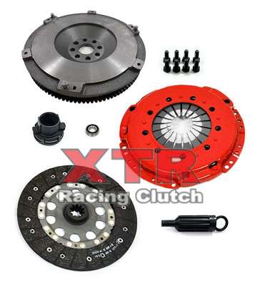 XTR Clutch Kit XTR-04119R0-SS &ndash; Solid Cast Iron Clutch Disc Style: Full Face Rigid Disc Pressure Plate Type: Heavy Duty Push Type Diaphragm Manufacturer Part Number: XTR-04119R0-SS; 04117ST-MV Disc Material: Organic OE Spec or Performance/Custom: Performance/Custom Surface Finish: HD Stage 1 Organic / HD Nodular Cast Other Part Number: 03054 03-054 K70380-01 DMF050 04117FC Clutch Material: Organic Brand: XTR Manufacturer Warranty: 1 Year Number of Teeth: 10 UPC: Does not apply &ndash; Fits 2001-2006 BMW M3 E46 3.2L S54 DOHC