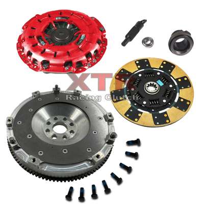 XTR Clutch Kit XTR-04120KV-SS &ndash; 6061 T6 BILLET ALUMINIUM Modified Item: No Custom Bundle: No Clutch Disc Style: Full Face Sprung Disc Pressure Plate Type: Self Adjust German 51CrV4 Diaphragm Interchange Part Number: 03-049, K70288-02, 195461, 04120FC, 04120FX, DMF019 Type: Clutch Kit Surface Finish: SEGMENTED FULL KEVLAR / BILLET ALUMINIUM Manufacturer Part Number: XTR-04120KV-SS; 04120FA-MV Bundle Listing: Yes Brand: XTR Clutch Material: SEGMENTED FULL KEVLAR Warranty: 1 Year &ndash; Fits 01-03 BMW 525I 530I E39 Z3 E36