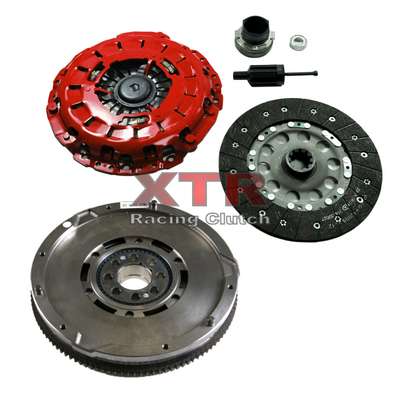 XTR Clutch Kit XTR03054R0XDMF050CP &ndash; DMF Cast Iron Modified Item: No Custom Bundle: No Manufacturer Part Number: XTR03054R0XDMF050CP Clutch Disc Style: Full Face Rigid Disc Pressure Plate Type: Self Adjust German 51CrV4 Diaphragm Surface Finish: Ultra Fiber Organic / DMF Cast Iron Bundle Listing: Yes Clutch Material: Ultra Fiber Organic Warranty: 1 Year &ndash; Fits 6speed