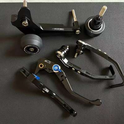 Unbranded Clutch Lever Youyin &ndash; Aluminum Vintage Part: No Placement on Vehicle: Left, Right Brand: Unbranded Type: Hand Brake Lever OE/OEM Part Number: 1 Manufacturer Warranty: 6 Months &ndash; Fits BMW Break Clutch Lever Frame Slider Frame Protectors Set 2029-2026 thumbnail 2