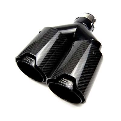 Bmw M Performance Quad Exhaust Tips Real Carbon Fiber black muffler m sport image 2