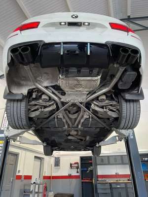 Bmw M Performance Quad Exhaust Tips Real Carbon Fiber black muffler m sport image 5