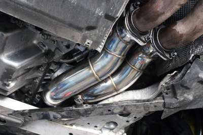 3" Turbocharge Exhaust Pipe for 2007+E90 E91 E92 E93 I6 3.0L N54 135i 335i 335is image 3