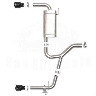 Axle-Back Exhaust System aFe Power fits BMW X1 (F48) B48 Engine 2015-2021 image 5